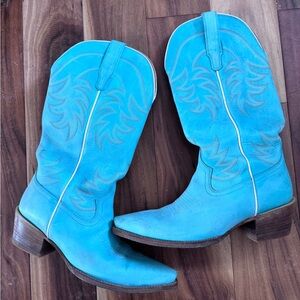 Tecovas Turquoise Boots - Size 11